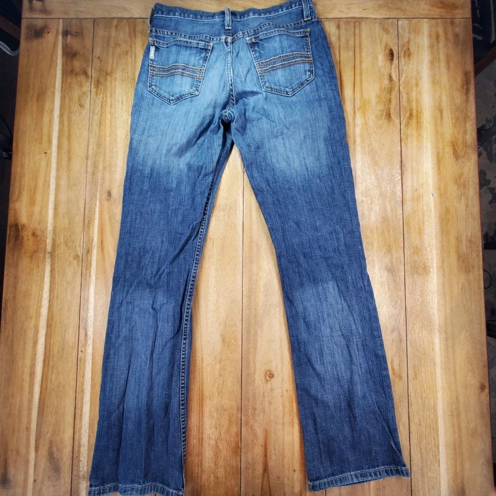 Cinch Silver Label Performance Jeans Men 29x34 Blue Medium Wash MB98034006